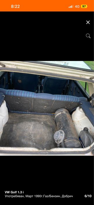Golf II 1.3i 55(kc) 1990г газ /бензин Повдигнат,роубар с желязна кора бод двигателя.В много добро техническо състояние. Тел. 0887 701 625