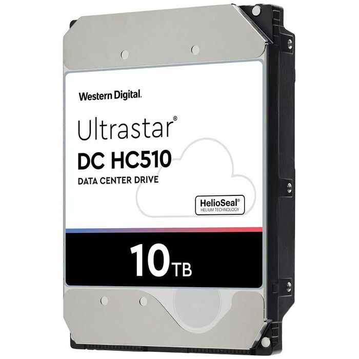 Чисто нов WD Ultrastar HC510 10TB SAS сървърен HDD - 36 месеца гаранция