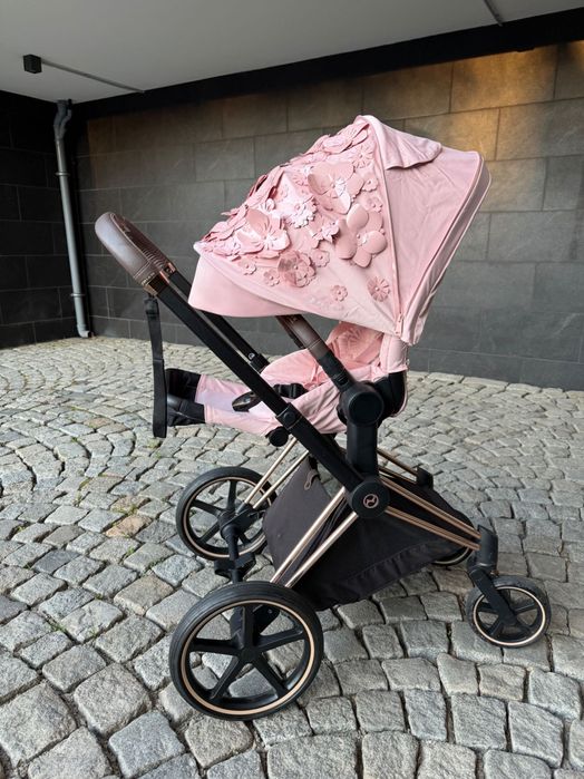 Cybex limited edition Mios розова и бебешки кош