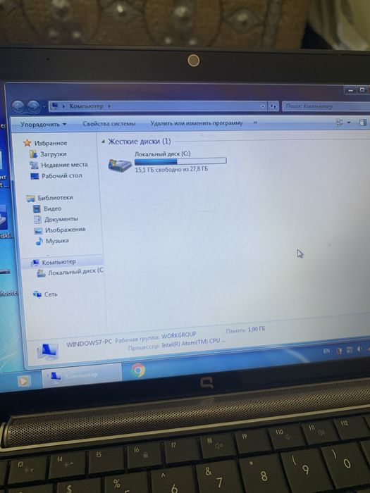 Нетбук Compaq mini 700 1/30gb