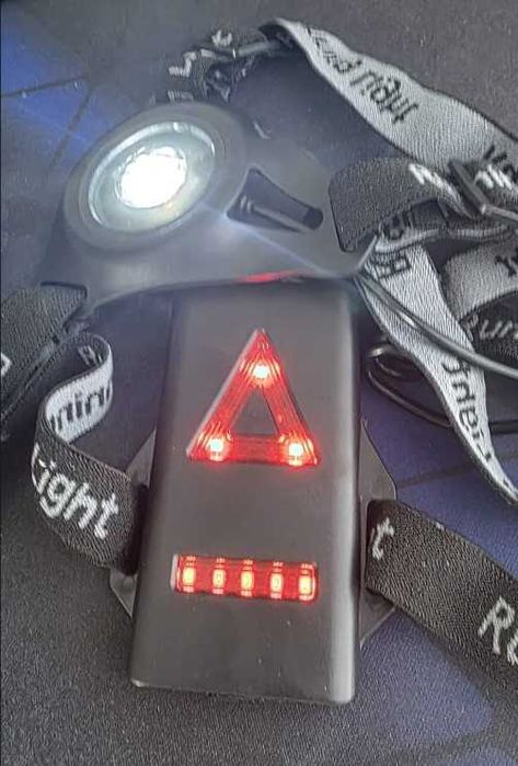 Lumina alergare / ciclism, USB LED reglabila, rezistenta la apa, 3 moduri.