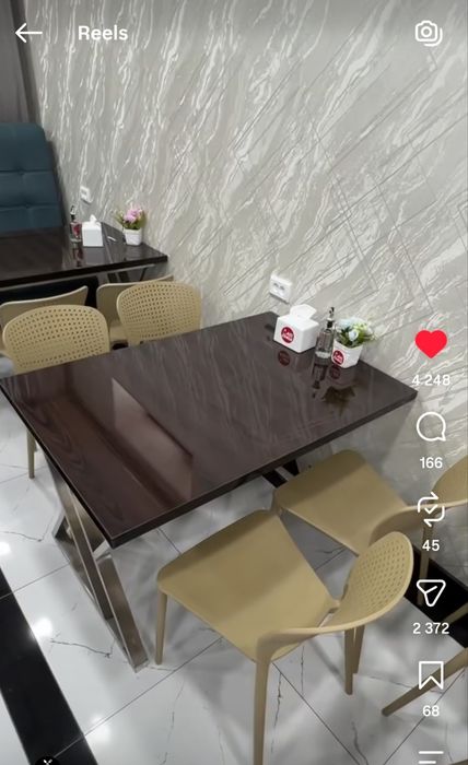Kafe restaran uchun mebel