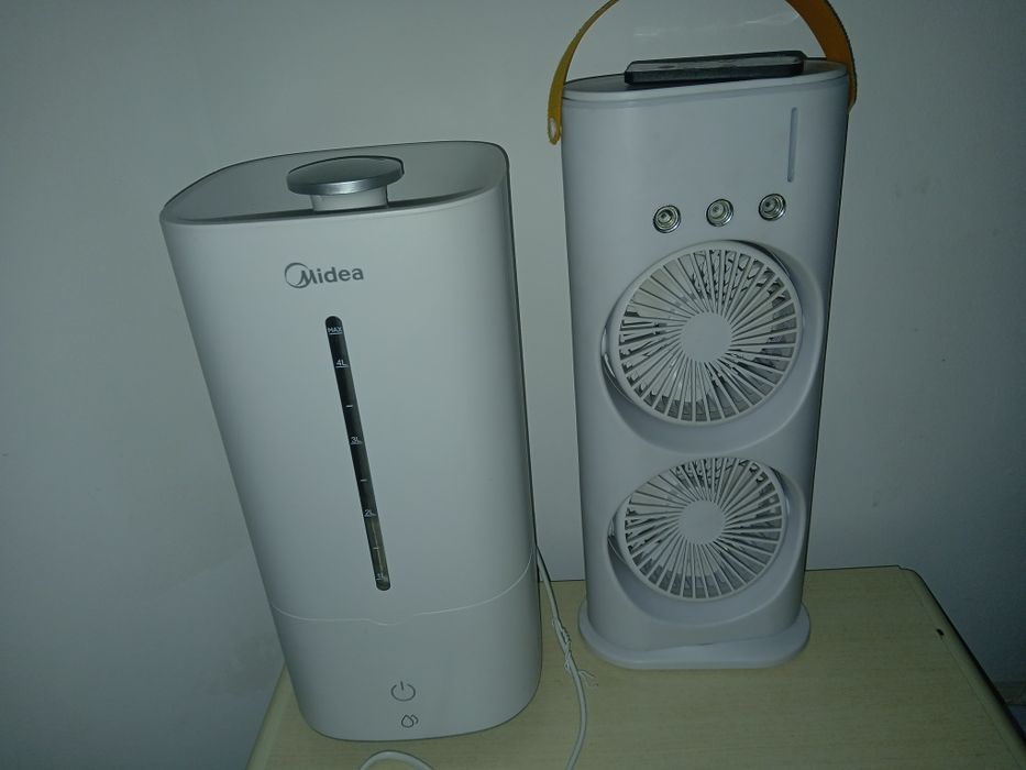Увлажнитель воздуха от Midea и Мини Винтилятор-Увлажнитель