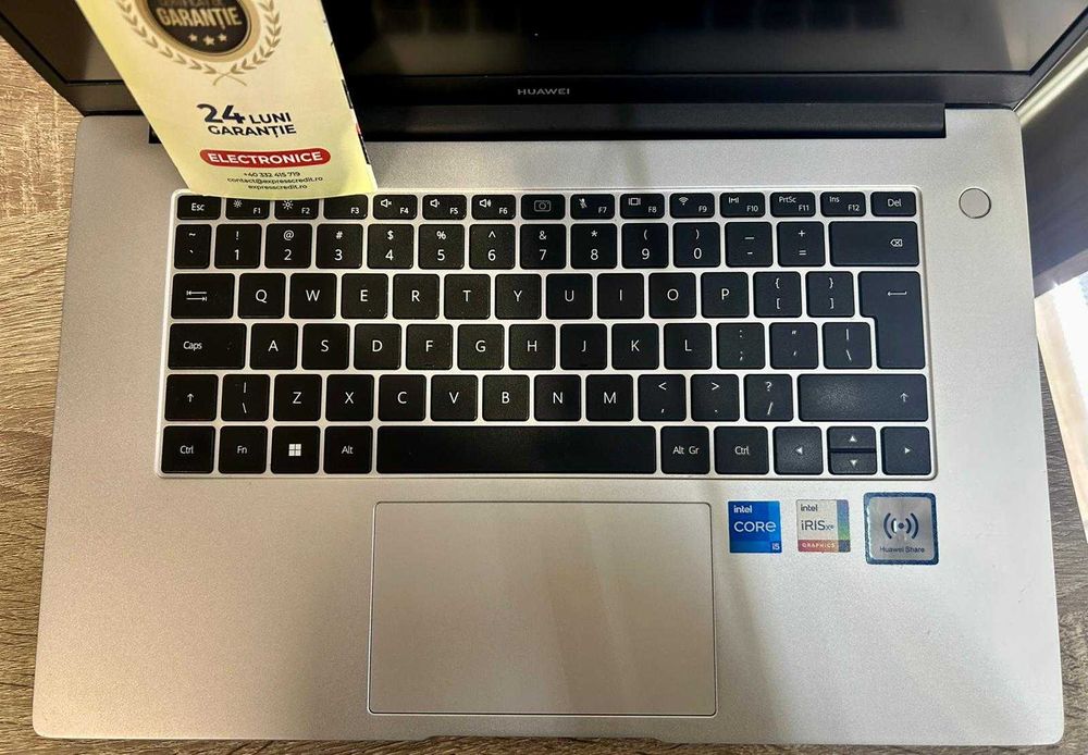 Laptop Huawei Intel I5 gen. 11 8/512Gb SSD Model BOD-WXX9 (Ag42 Mall Roman b13490) - Garantie 2 ani!