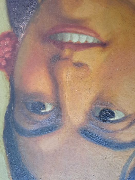 tablou vechi romanesc reproducere tiganca de theodor aman 70/58 cm