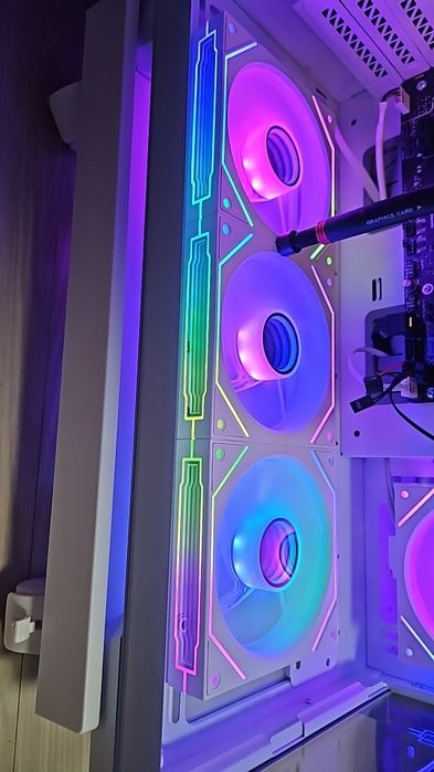 Комплект 3 reverse вентилатора JUMPEAK MX120 – ARGB 120mm безжични