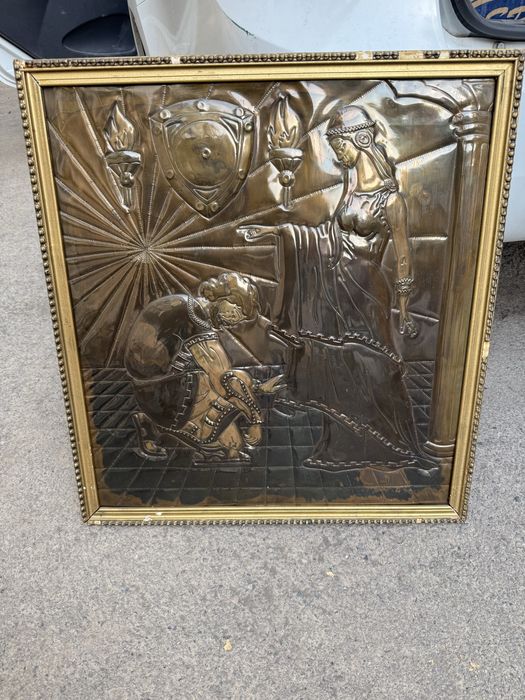 Картина медная, чеканка СССР