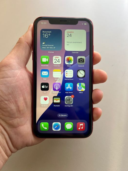 Telefon Apple iPhone XR iOS 18 rosu
