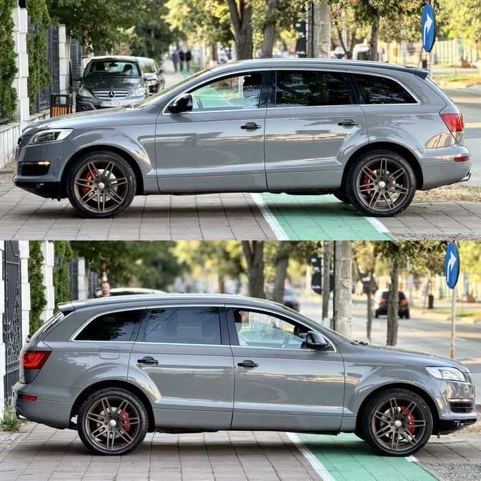 • Audi Q7 2007 • 3.0 Quattro 245 cp / 7 Locuri / Perne / Nardo Grey • Parc Auto • RATE • Garanție •