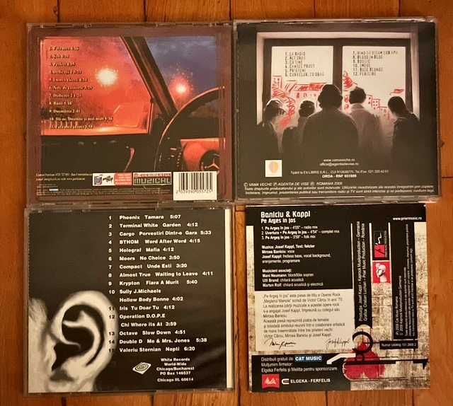 CD rock RO: Partizan, Vama Veche, Desperado, Kumm, Taxi, Hara, 4xmetal