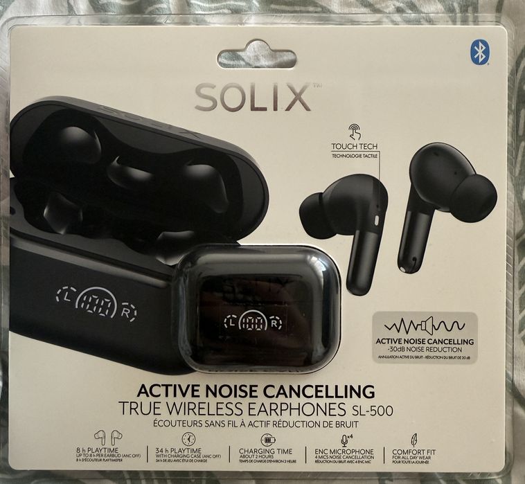 НОВИ Безжични слушалки solixo