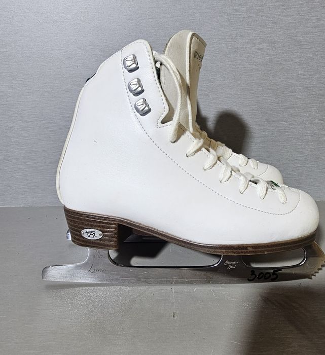 Patine 3005 gheata    patinaj artistic  Riedell Emerald  marime 33,5   (  22  cm lungime interioara).