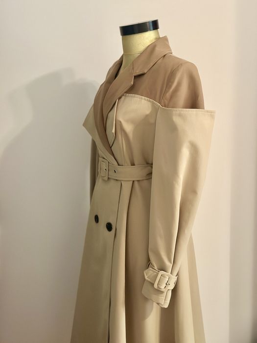 Trench Nympha Clothing, bej elegant, design deosebit, nou! XS-S