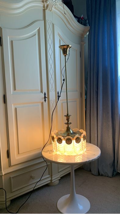 Mid century lustra candelabru