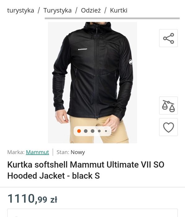 Мъжко марково яке MAMMUT XL