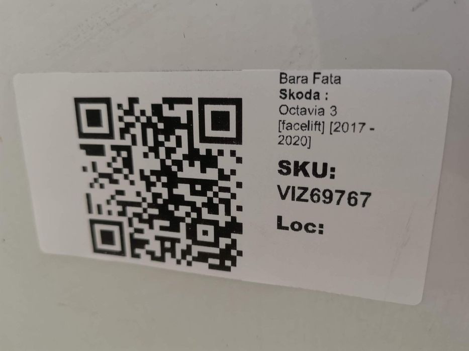 Bara Fata Skoda  Octavia 3 [facelift] 2017 2018 2019 2020 Originala In