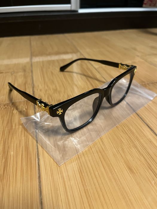 Ocehlari Chrome Hearts Negri cu aur