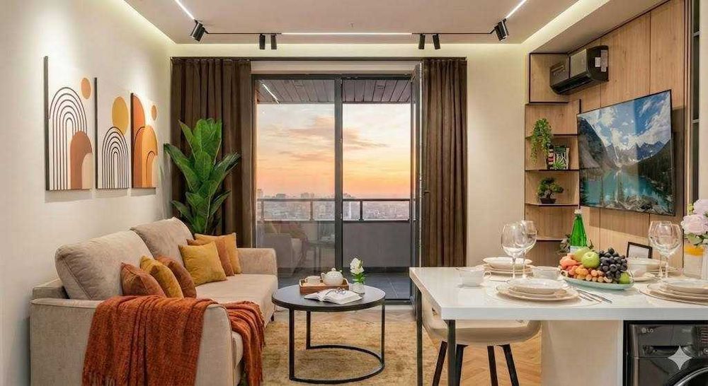 2-х комнатные апартаменты бизнес-класса в U-Tower с посуточной арендой