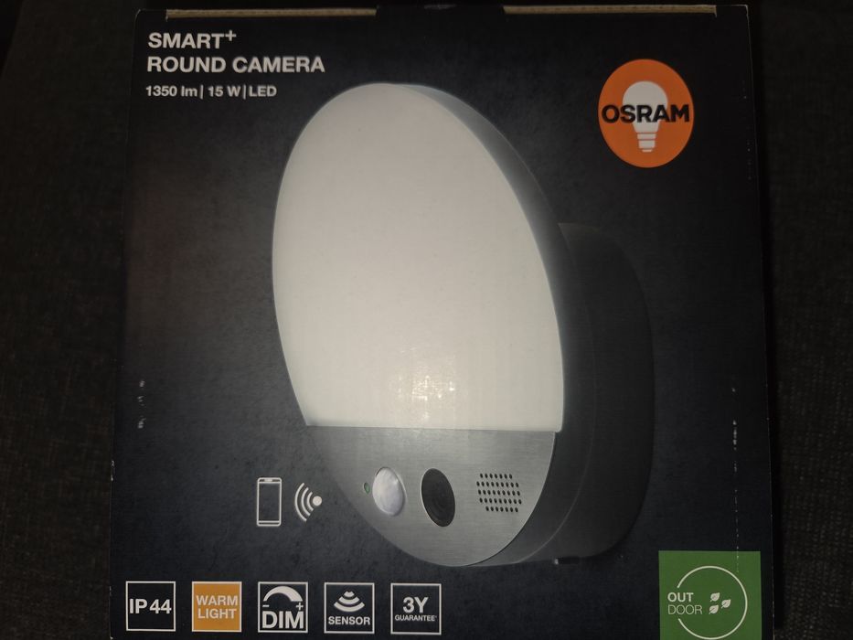 Смарт лампа с видео камера и високоговорител SMART+ ROUND CAMERA OSRAM