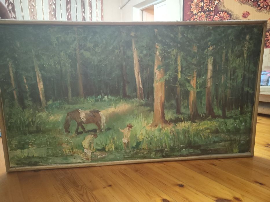 Картина маслом, большая