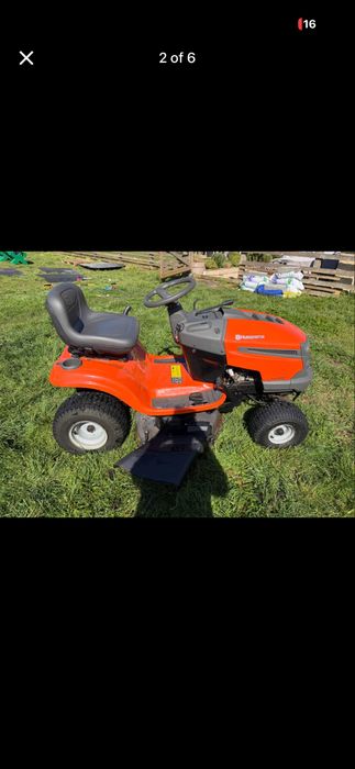 Tractoras tuns gazon Husqvarna TS 138 - Doar 68 ore (An 2022) - Stare impecabilă