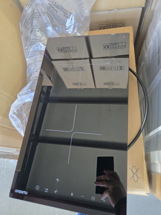 Нов двоен/двойка плот/котлон 2ка за вграждане Grento индукция