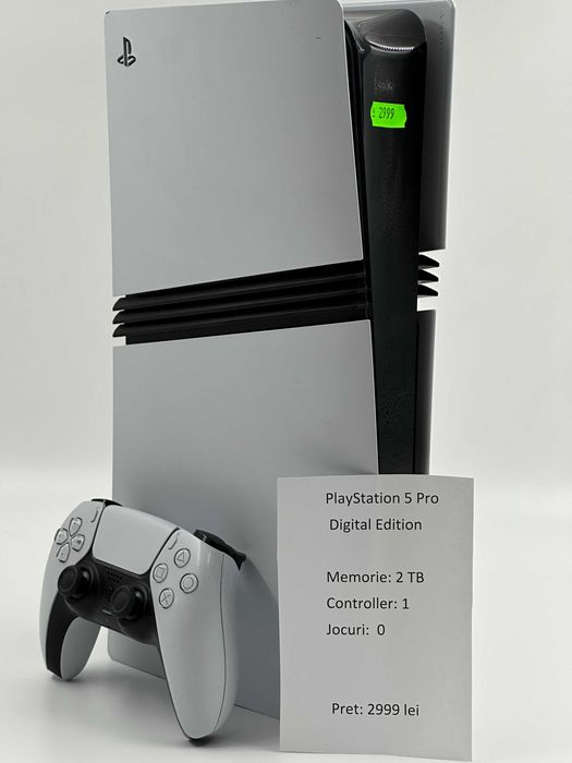 PlayStationg 5 PRO Digital Edition 2TB Garantie 24 Luni CashBox