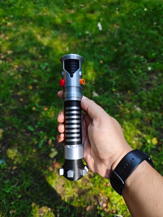 Светещ в тъмното Светлинен меч на Obi Wan Kenobi Lightsaber StarWars