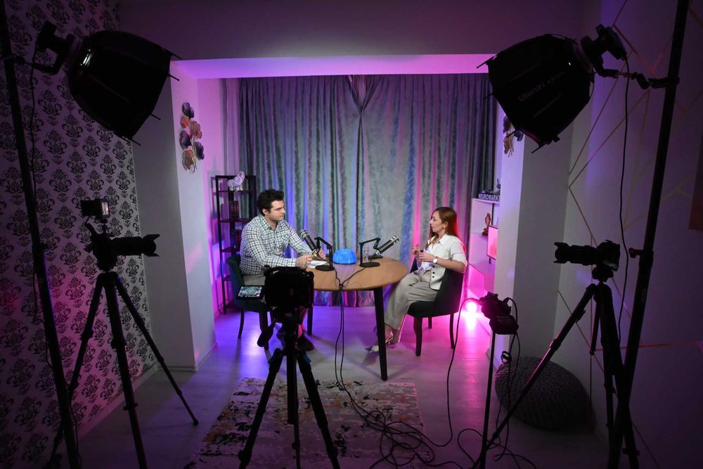Studio podcast 70mp 3 camere | Editare | Live | 6K