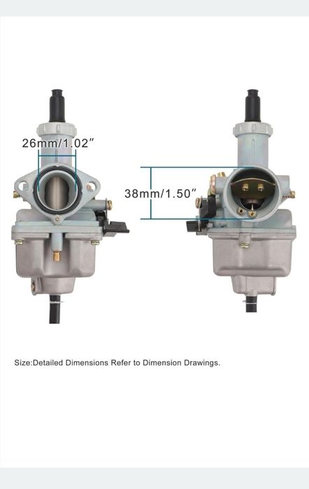 Carburator Pz26 scuter/atv 100-125 cc