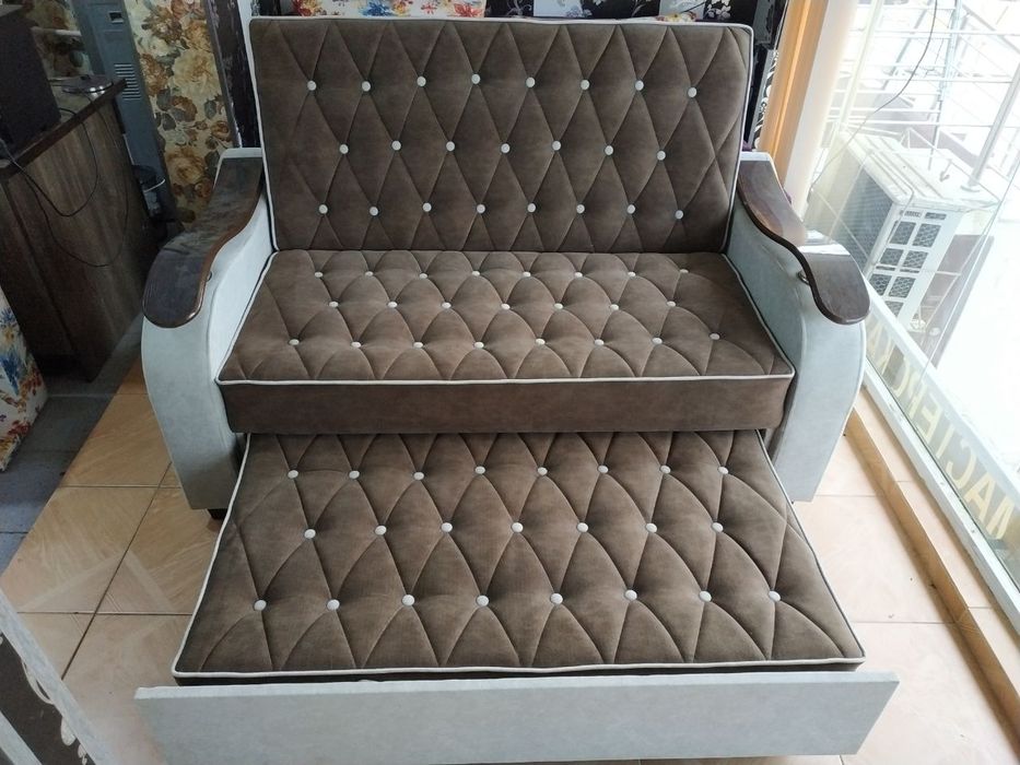 Акция! Диван Мини трансформер (глубина  160 см, глубина 190 см,) + дос