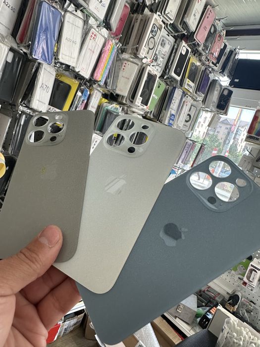 Capac baterie din sticla pentru iphone X Xs 11 12 13 14 15 16 pro Max