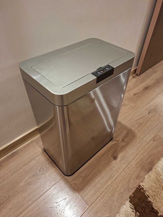 Coș de gunoi automat de bucătărie DAYTONA, 60 l, din oțel inoxidabil