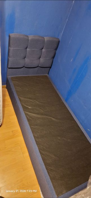 Тапицирано легло размер 80/190 см с подарък матрак