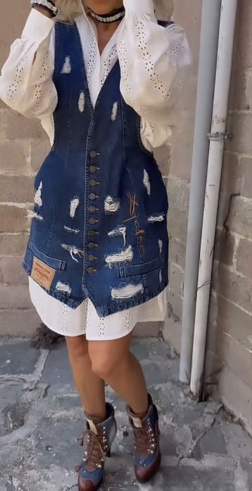 Сукман / рокля дънков  Джофра Djofra