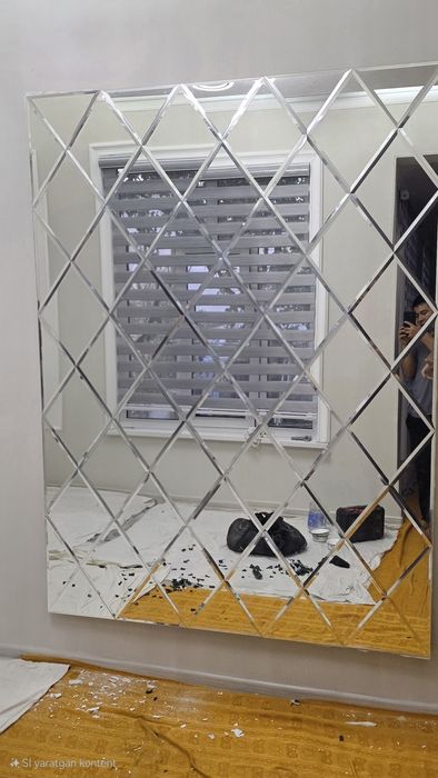 Rombik oynalar kesamiz tayorlaymiz urnatamiz