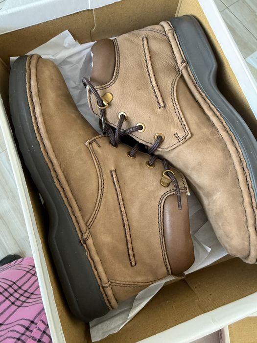 Ботинки, нубук, кожа р 42