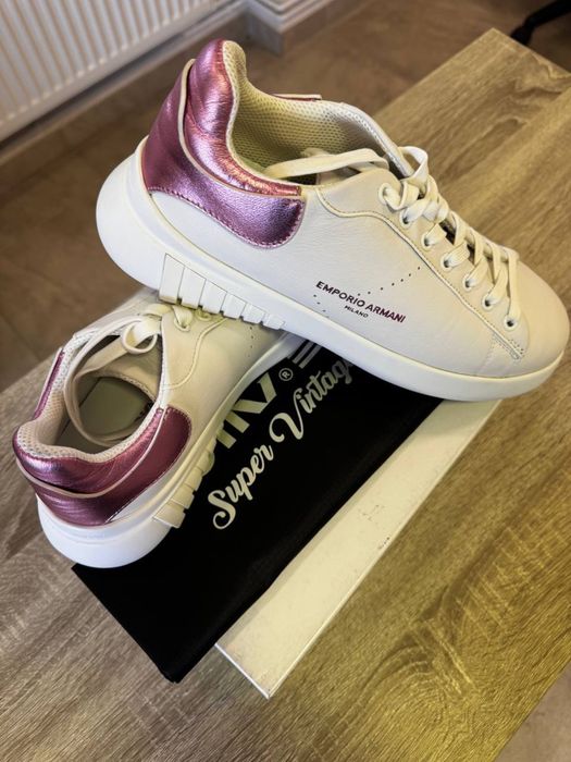 Sneakers / Tenisi piele Emporio Armani din piele marimea 40