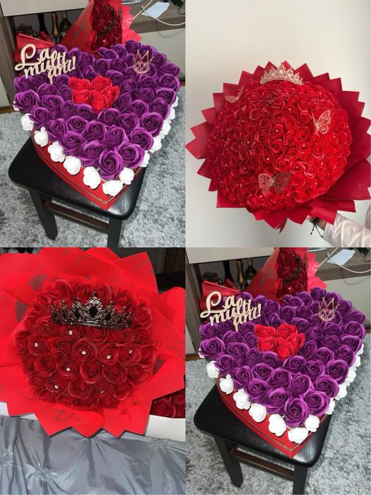 Buchete de trandafirii  de sapun