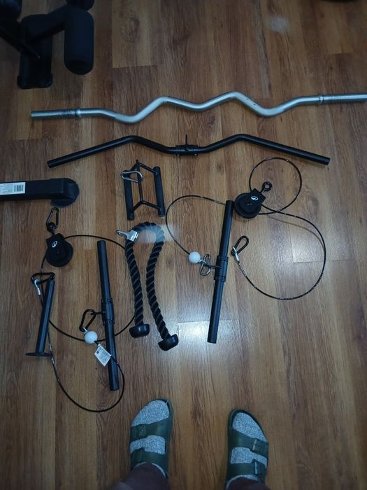 Gantere, discuri, haltera, multifunctional rack,sac box, scripeți,