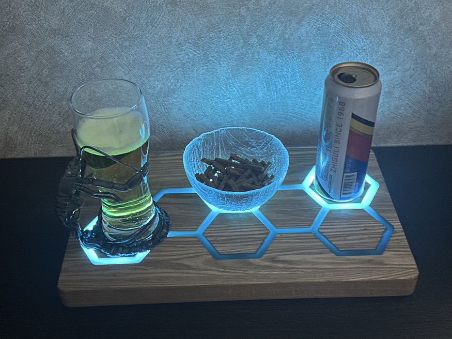 Поднос , подставка с подсветкой