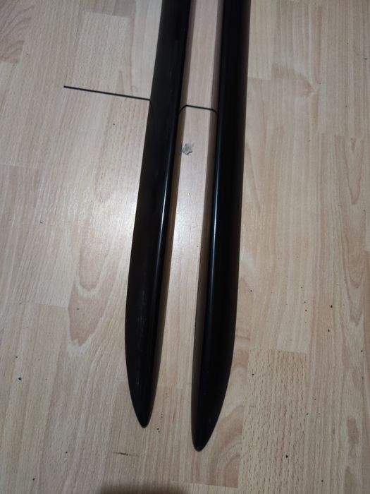 Praguri bandouri laterale Audi A4 B9 S line negru lucios