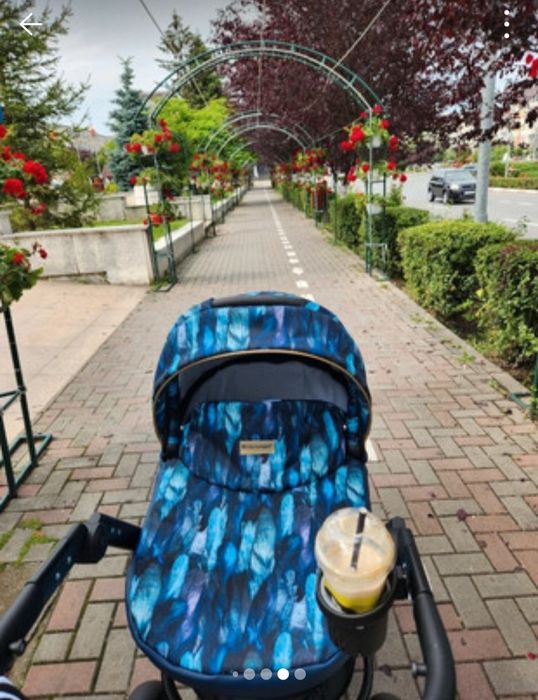 Vând Krausman – Carucior 3 in 1 Topaz Lux Dark Blue LIMITED