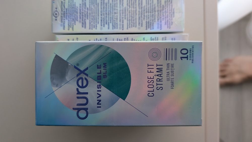 Prezervative Durex Invisible sigilate