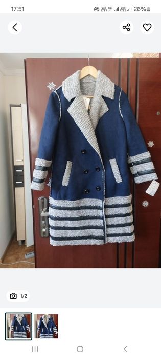 Продам демисезонную дубленку