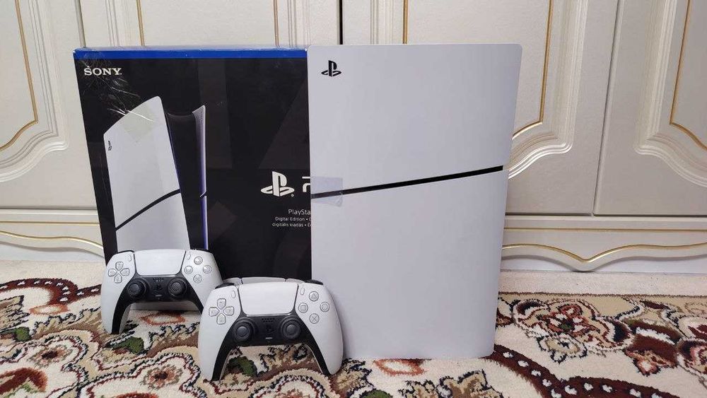 playstation 5 slim 1тб 2 джойстик Топ игры состояние идеальное