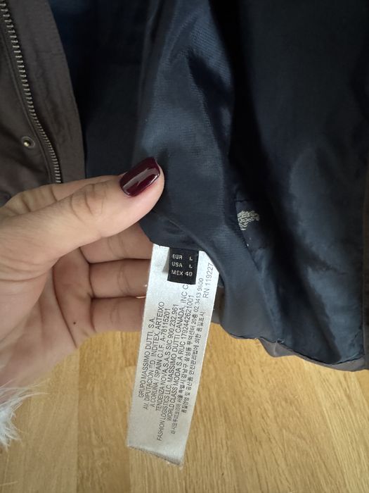 Мъжко яке Massimo Dutti с пух