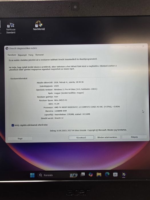 Laptop gaming Acer Nitro 5 AN515-41 Dolby audio