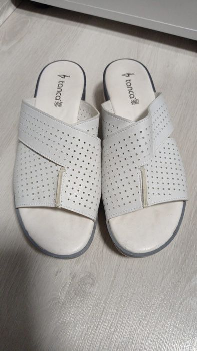 Естествени кожени чехли Tanca