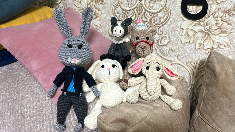Предлагаю вязаные  игрушки на продажу